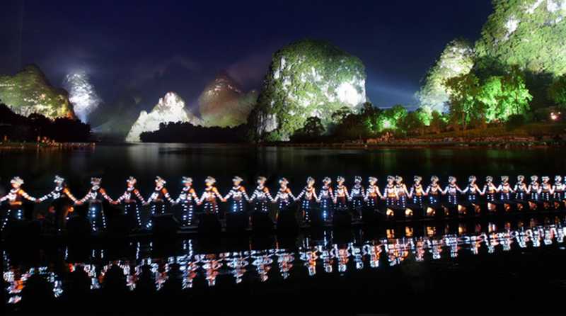 印象刘三姐,实景演出,夜游策划,夜游,聚城视界
