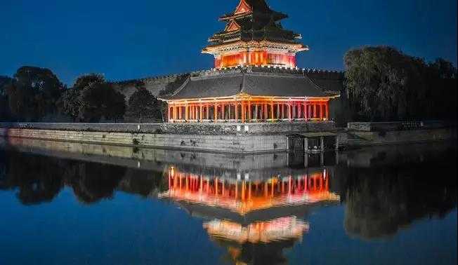 特色街区,夜游,效果图,故宫灯光