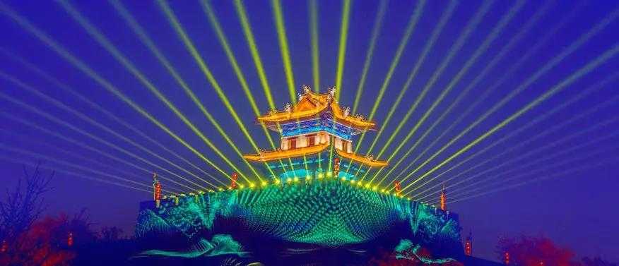 特色街区,夜游,效果图,故宫灯光