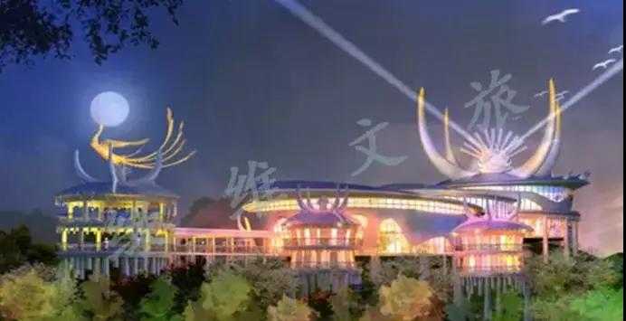 特色街区,夜游,效果图,故宫灯光
