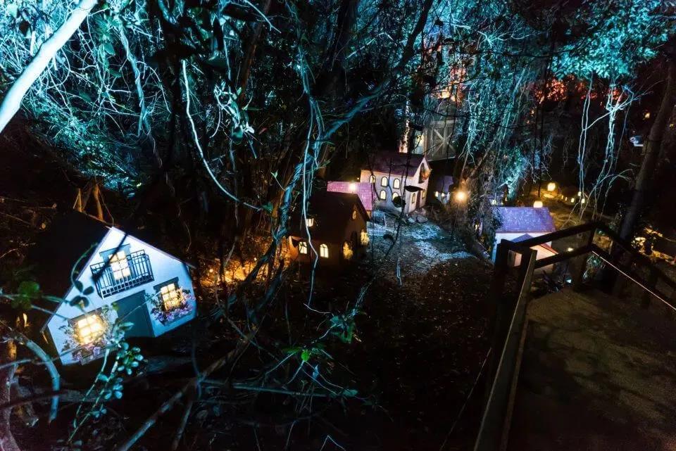 沉浸式,森林投影,夜游,聚城视界