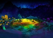 广西崇左《花山音画夜游》舞美设计